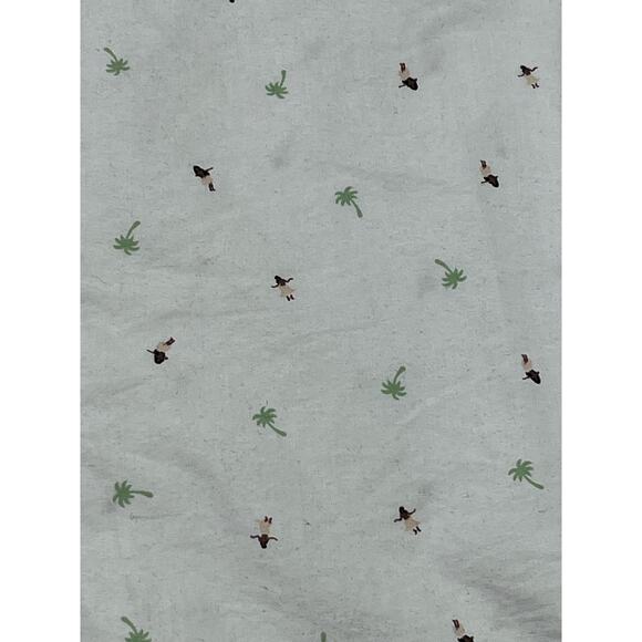 Free Planet Mens XL White Hula Girl Hawaiian Print Button Front Shirt Retro Tiki - Picture 7 of 7